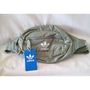 Adidas Originals National Waist Pack Silver Green Fanny Bag Unisex NEW